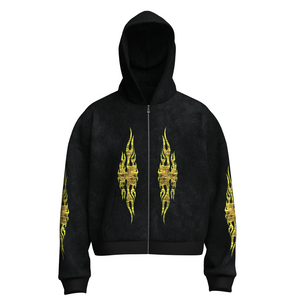 Vintage Black and Yellow Skater